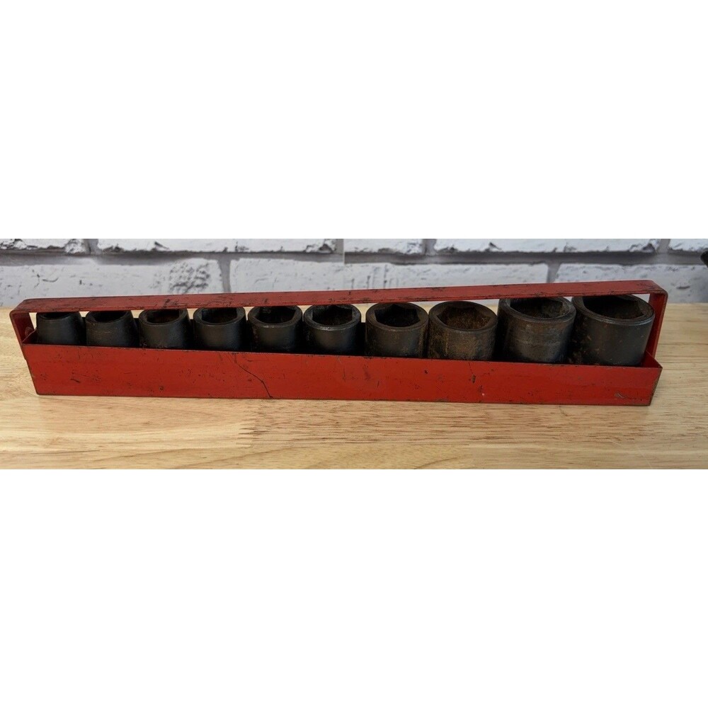 Craftsman SAE Shallow IMPACT Socket Set 1/2" Drive 7/16" – 1"  V Series